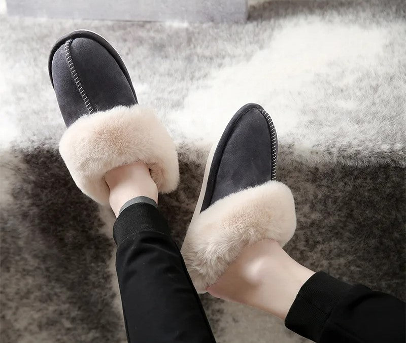 Julie Suede Slippers | Soft & Warm