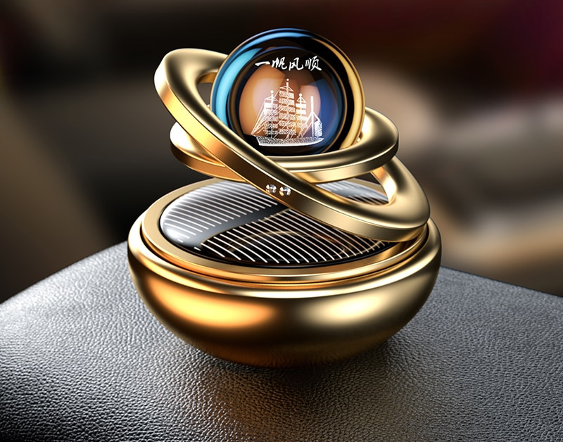 Solar Car Air Freshener | Cool Design and Solar Powered