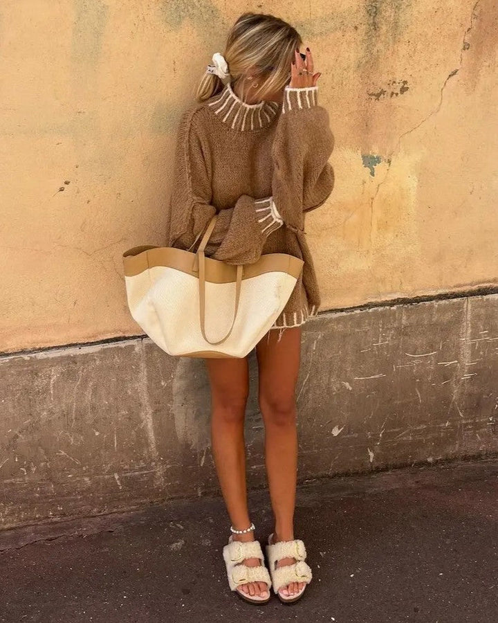 Evangeline Knitted Sweater | Loose & Comfortable