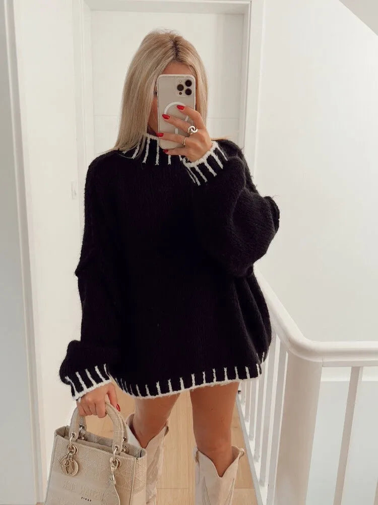 Evangeline Knitted Sweater | Loose & Comfortable