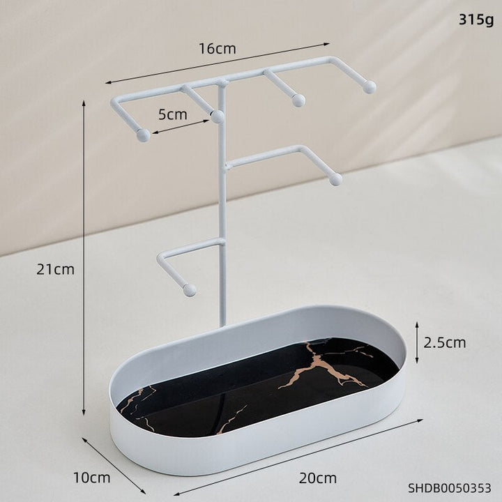 Nordic Design Storage Rack | Handy Accessory with a Luxurious Look