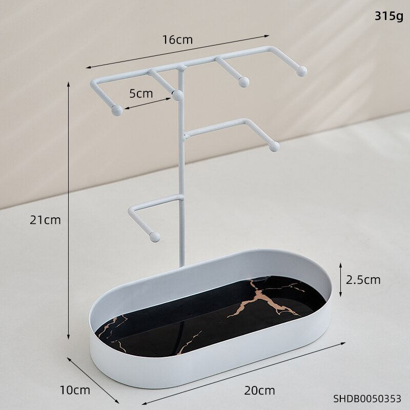 Nordic Design Storage Rack | Handy Accessory with a Luxurious Look