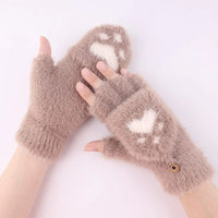 Ally Flip Mink Mittens | Cute & Comfy