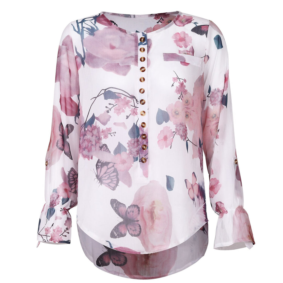 Sammy Jackson™ Fay Flower Bluzka | Letnia i Radosna Bluzka Damska