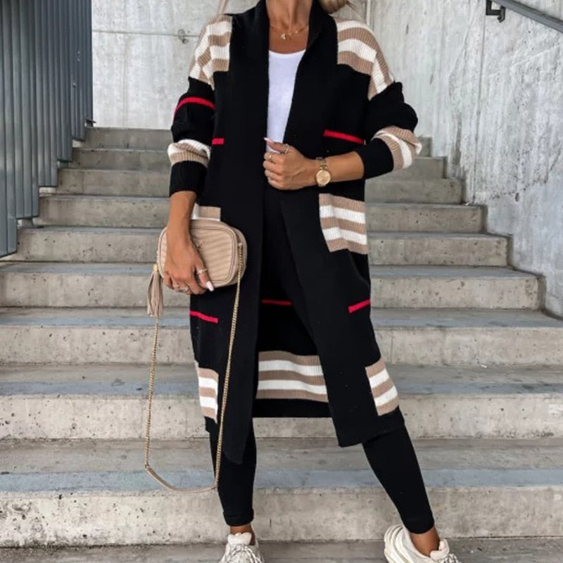 Mira Vest | A long vest with a unique design