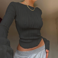 Sabine Gegolfde Crop Top | Fajny i Stylowy