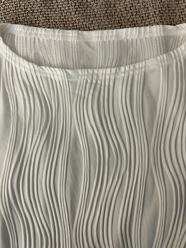 Sabine Gegolfde Crop Top | Fajny i Stylowy