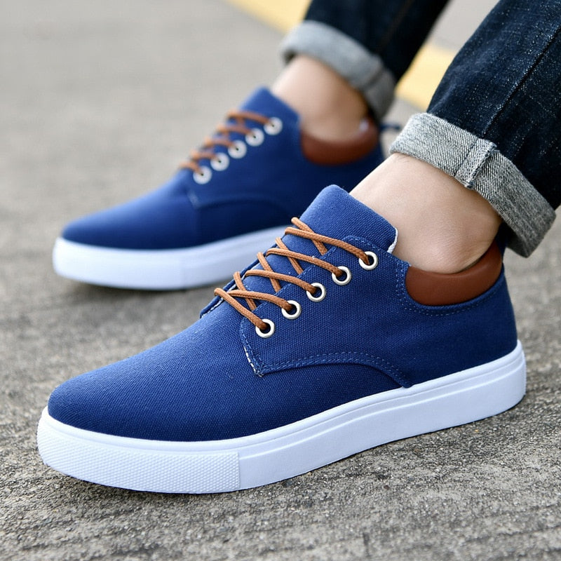Sammy Jackson™ David Sneakers | Stoere herensneakers met witte zool