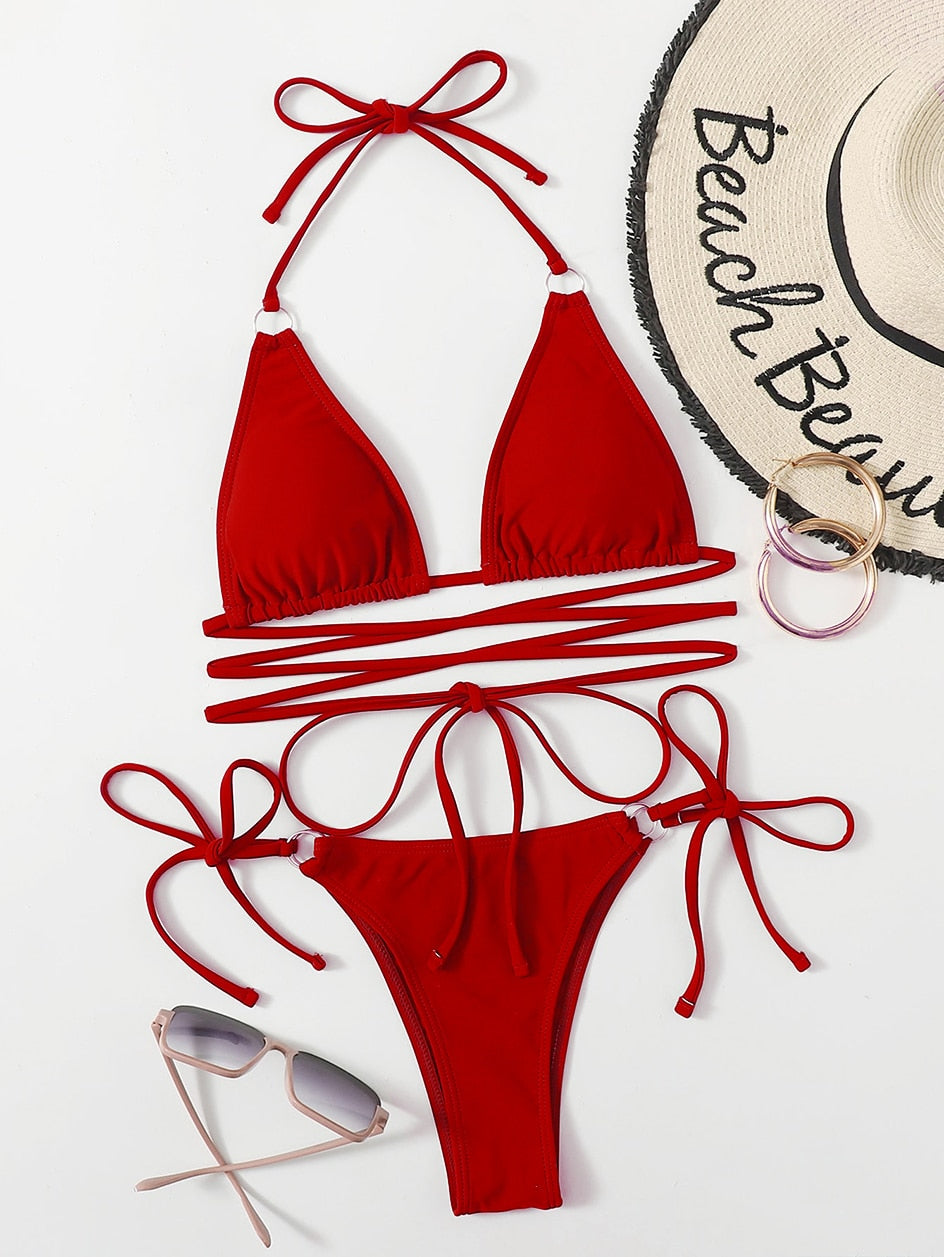 Syl krzyżowany bikini | Elegancki i stylowy