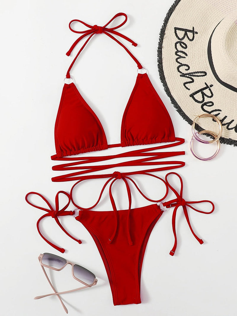 Syl krzyżowany bikini | Elegancki i stylowy