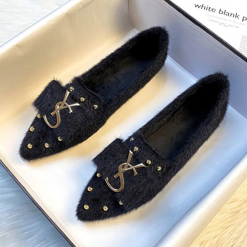 Holly Winter Slip-Ons | Stylish & Warm
