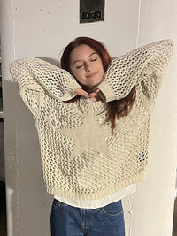Sweter Sille na szydełku | Postaw na styl grunge