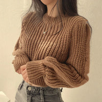 Krótki sweter Lora | Luźny i stylowy