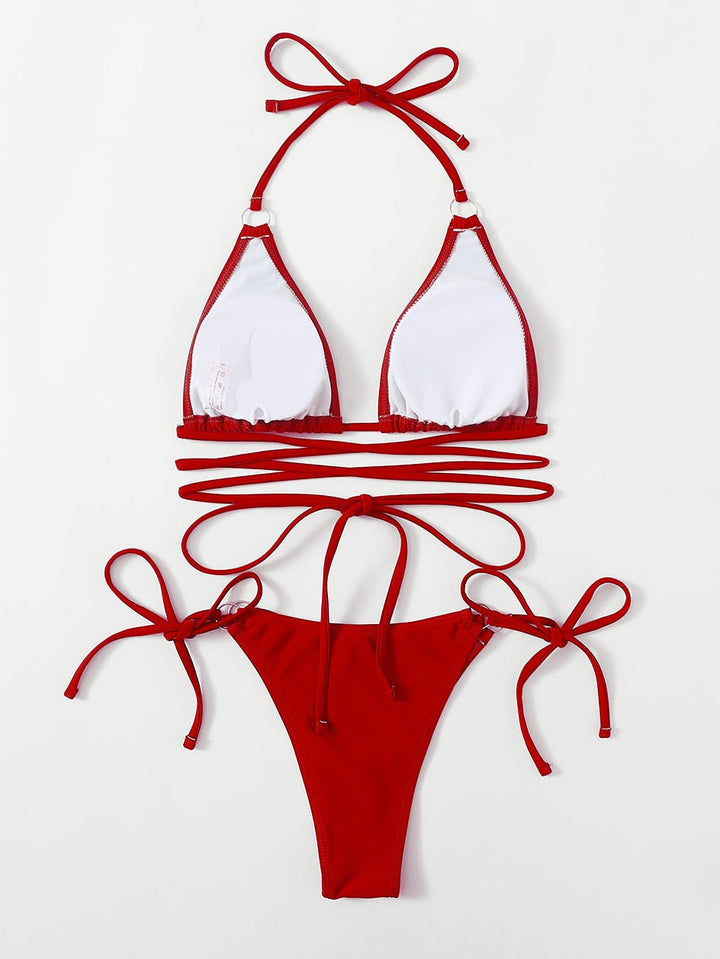 Syl krzyżowany bikini | Elegancki i stylowy