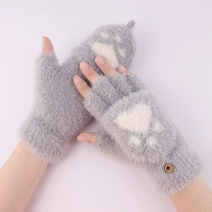 Ally Flip Mink Mittens | Cute & Comfy