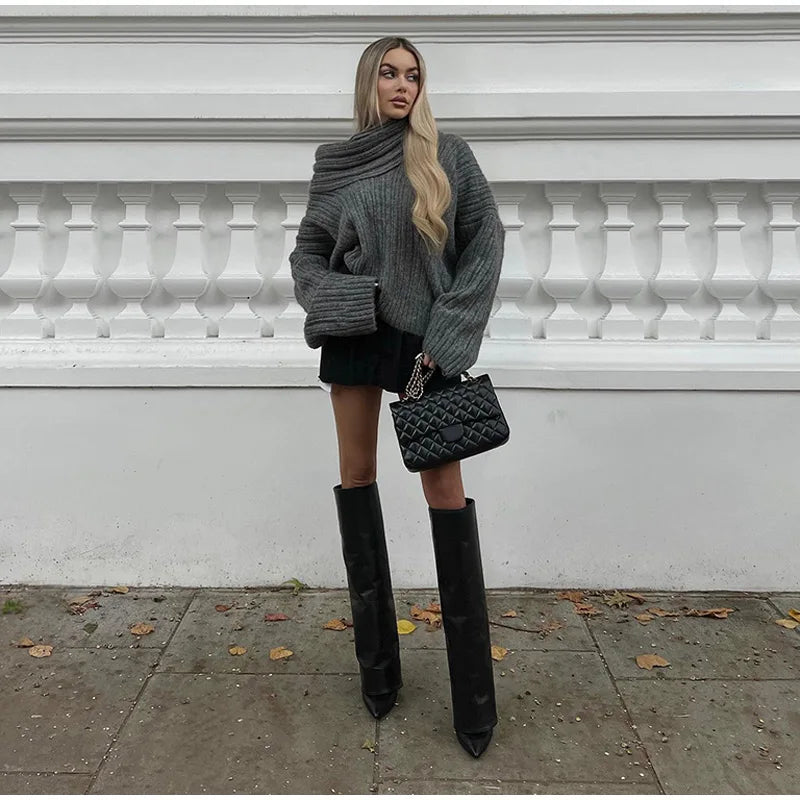 Sylvia Knitted Sweater | Stylish & Versatile