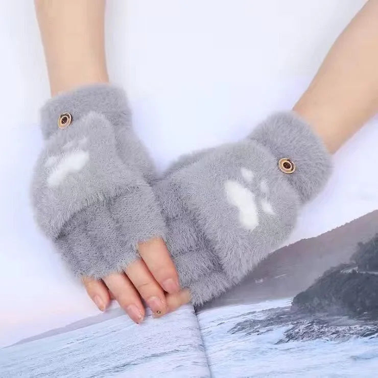 Ally Flip Mink Mittens | Cute & Comfy