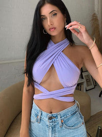 Rosie Halter Top | A sexy & summery crop top