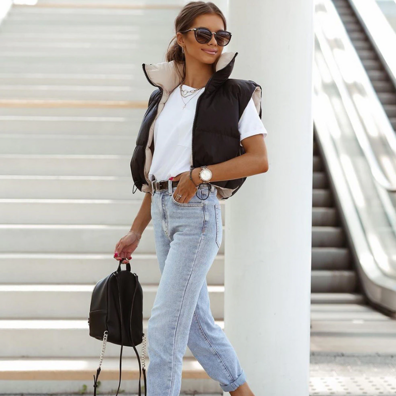 Sammy Jackson™ Kayla Korte Bodywarmer | Stoer, stijlvol & ideaal voor de lente