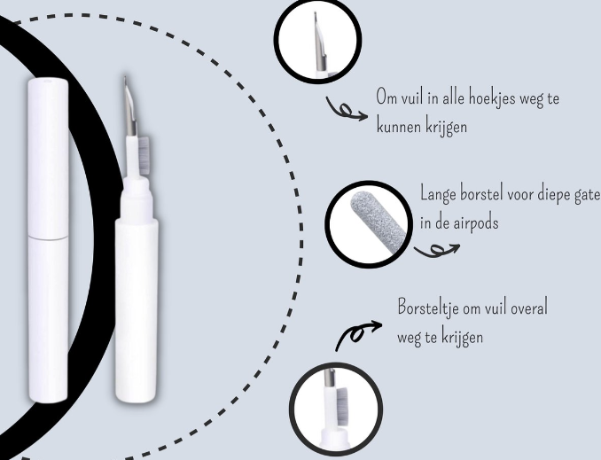 Sammy Jackson™ Cleaning Kit for Earbuds | No More Dirty Earbuds