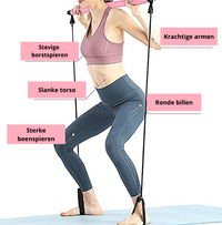 Fitnessowa sztanga oporowa | Idealna do ćwiczeń w domu
