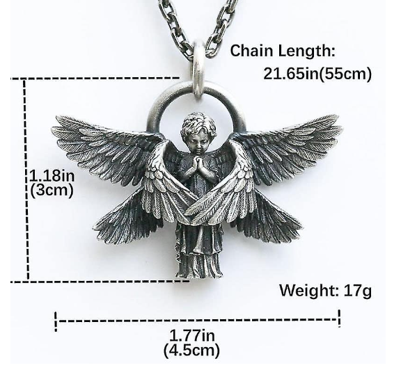 Seraphim Angel Wing Necklace | Protects you wherever you go