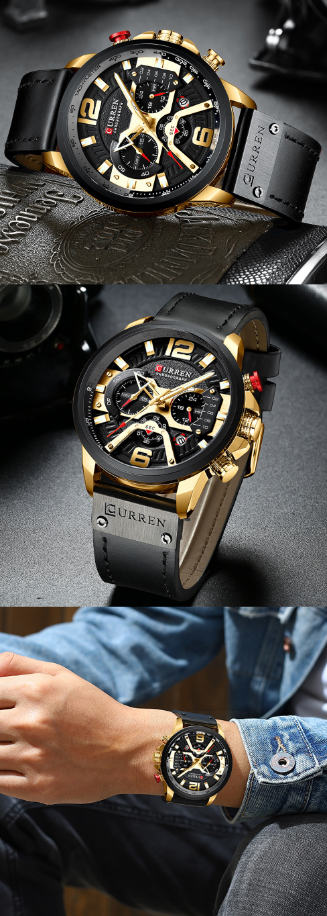 Sammy Jackson™ Curren Casual Horloge | Een stijlvol & tijdloos uurwerk voor heren