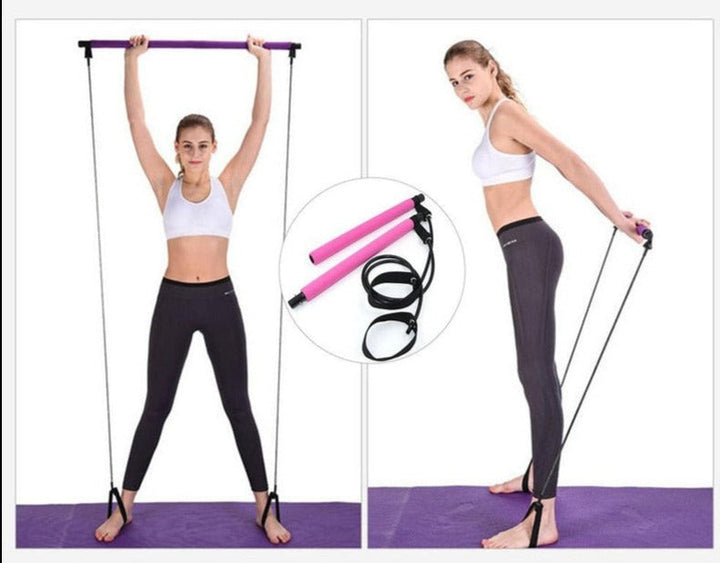 Fitnessowa sztanga oporowa | Idealna do ćwiczeń w domu