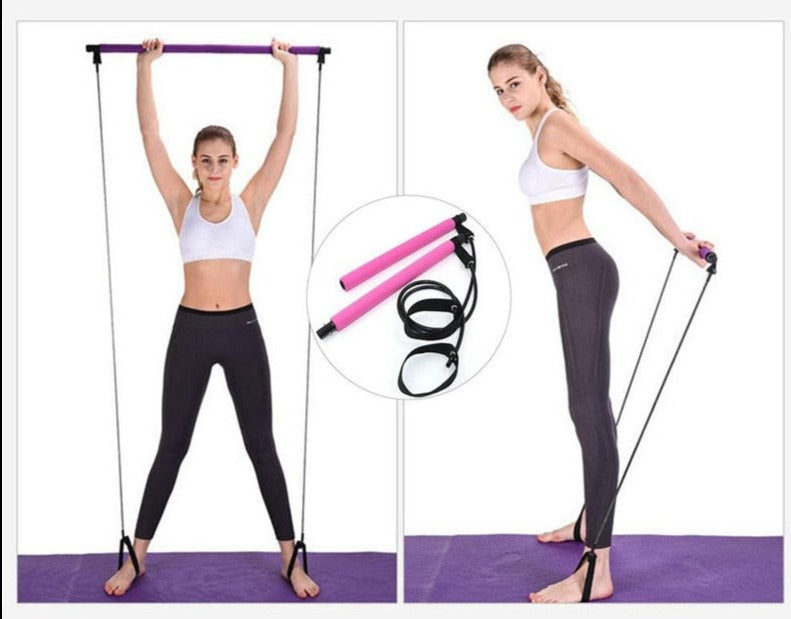 Fitnessowa sztanga oporowa | Idealna do ćwiczeń w domu