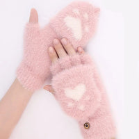Ally Flip Mink Mittens | Cute & Comfy