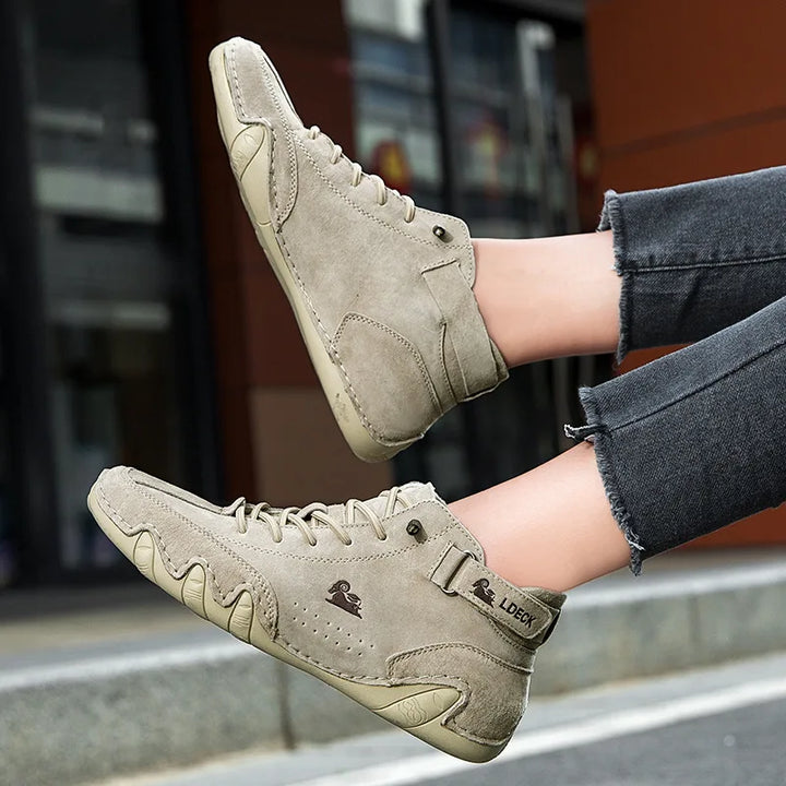 Daisy Leather Winter Sneakers | Warm & Versatile