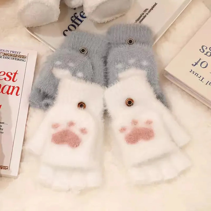 Ally Flip Mink Mittens | Cute & Comfy