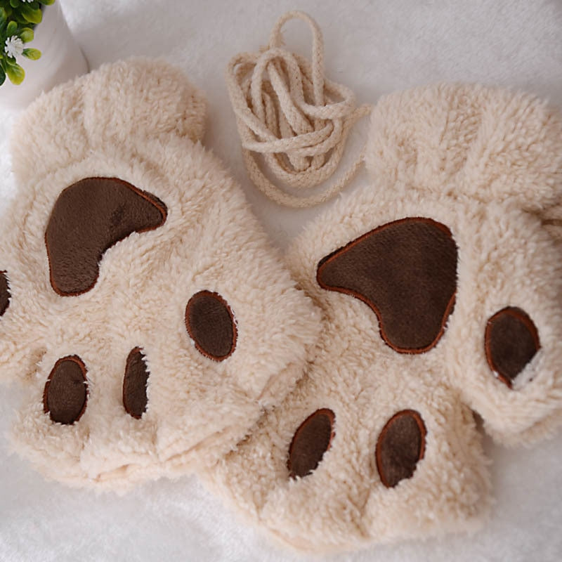 Sammy Jackson™ Kitty Gloves | Cute Fingerless Gloves