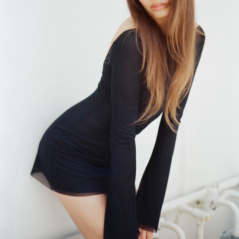 Liva Little Mesh Dress | Bold & timeless