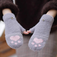 Ally Flip Mink Mittens | Cute & Comfy
