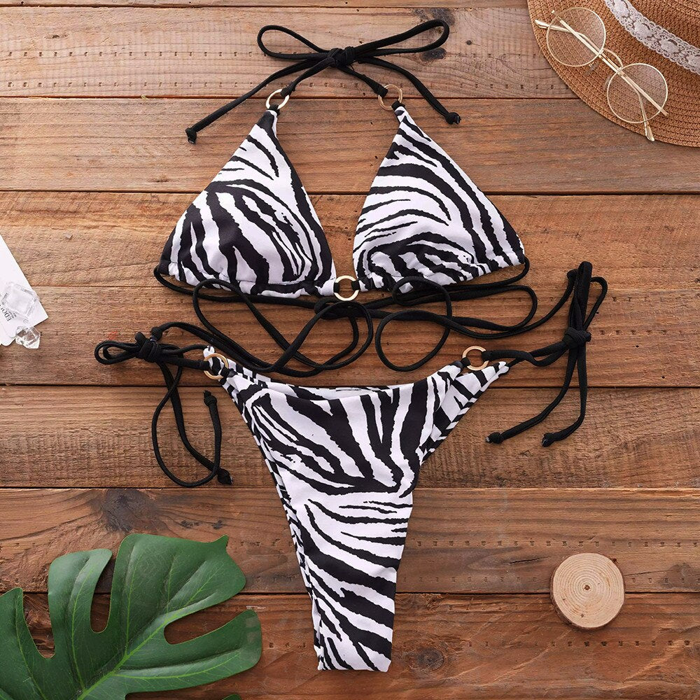 Noraly Bikini | With Zebra Print
