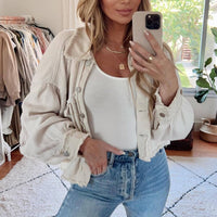 Nomi Jacket | A unique jacket with puff sleeves