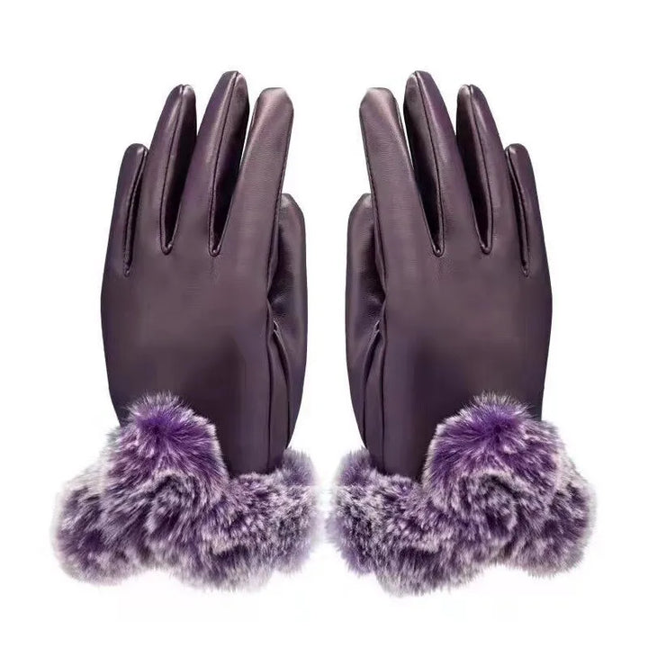 Apple Leather Gloves | Stylish & Warm