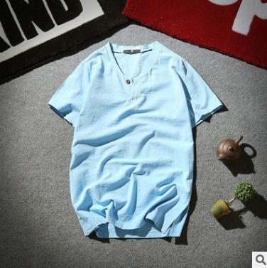 Sammy Jackson™ Landal Linnen T-shirt voor heren | Een luchtig shirt voor de zomer