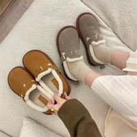 Mikaela Leather Slippers | Warm & Trendy