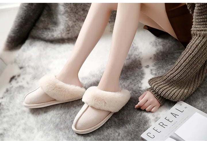 Julie Suede Slippers | Soft & Warm