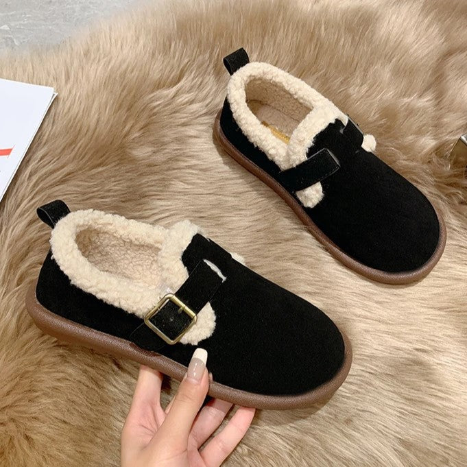 Mikaela Leather Slippers | Warm & Trendy