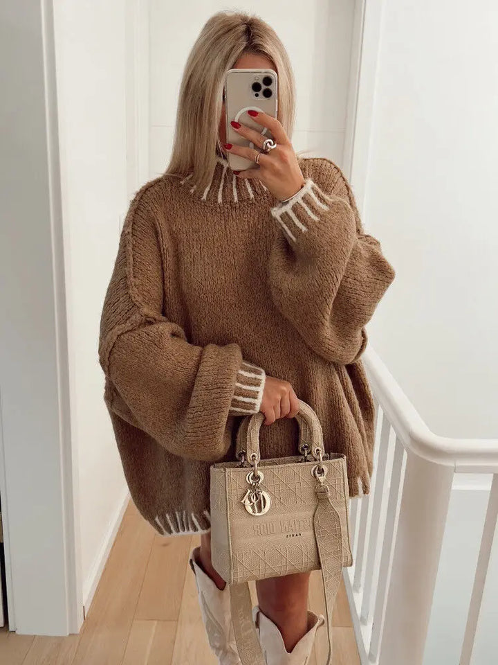 Evangeline Knitted Sweater | Loose & Comfortable