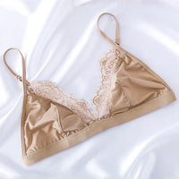 Soft Satin Bra | With beautiful lace edges to finish!