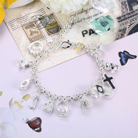 Silver charm bracelet | Trendy & popular design