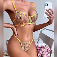 Lace Lingerie Set | Two-piece with beautiful embroidery