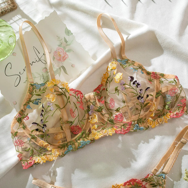 Lace Lingerie Set | Two-piece with beautiful embroidery