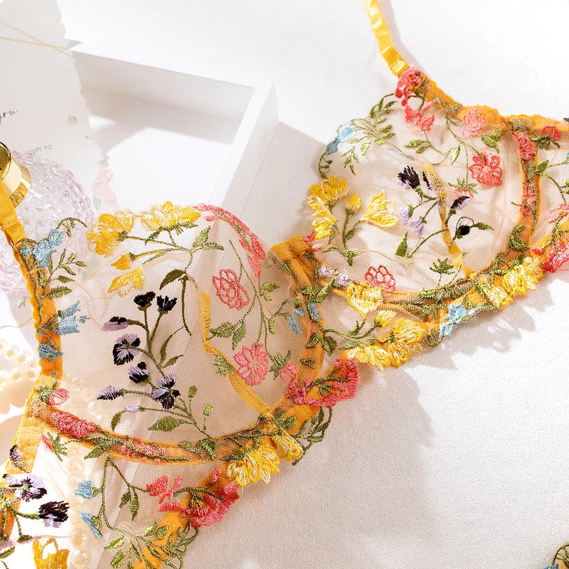 Lace Lingerie Set | Two-piece with beautiful embroidery