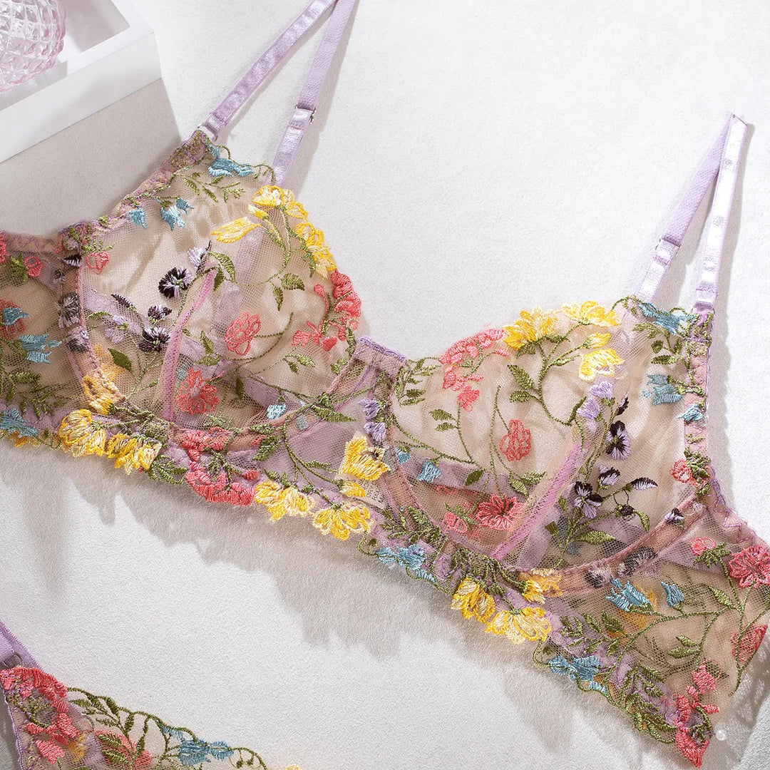 Lace Lingerie Set | Two-piece with beautiful embroidery