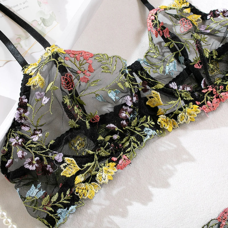 Lace Lingerie Set | Two-piece with beautiful embroidery